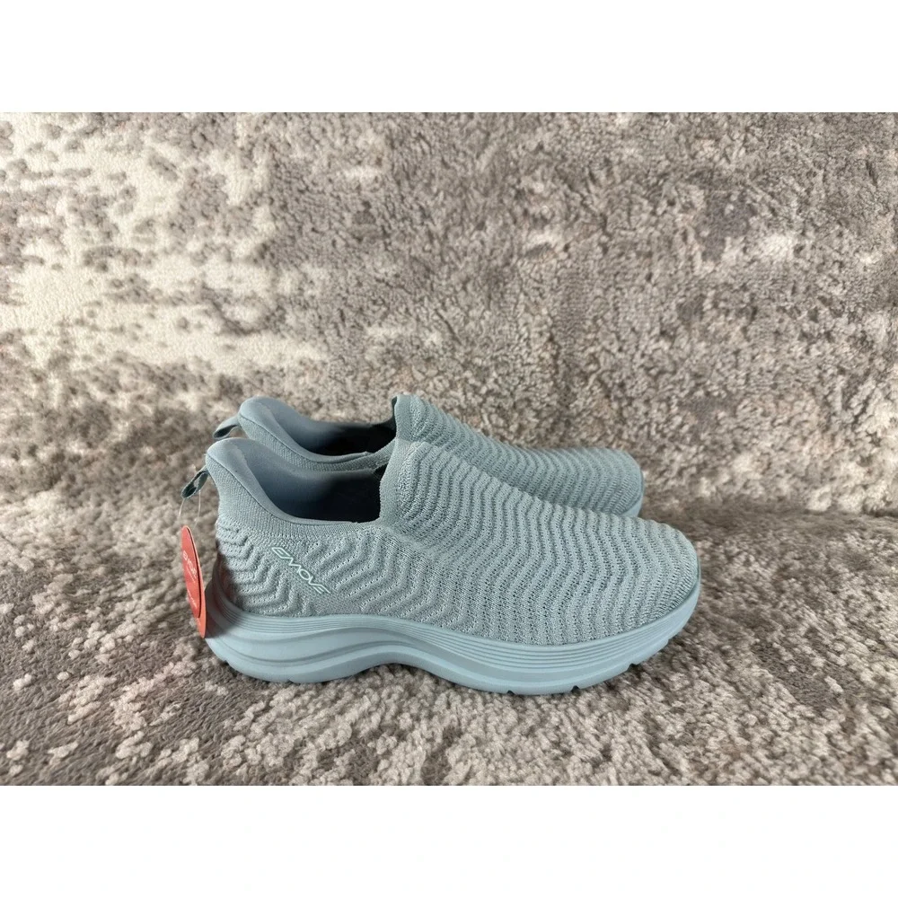 Easy Spirit Size 9.5W EMOVE Seeasypace8 Knit Slip On Walking Shoes Blue Women